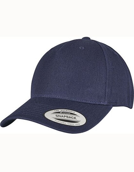YP Classics 5-Panel Premium Curved Visor Snapback Cap