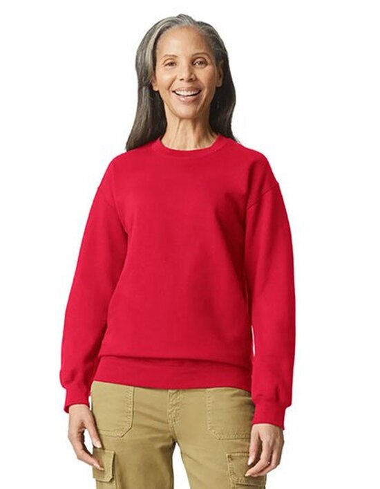 GSF000 Softstyle® Midweight Fleece Adult Crewneck Sweatshirt