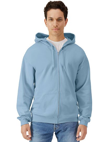 GSF600 Gildan Softstyle® Midweight Fleece Adult Full Zip Hooded Sweatshirt