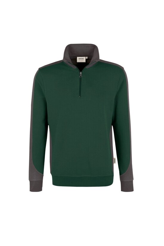 HAKRO Zip-Sweatshirt Contrast Mikralinar® NO. 476