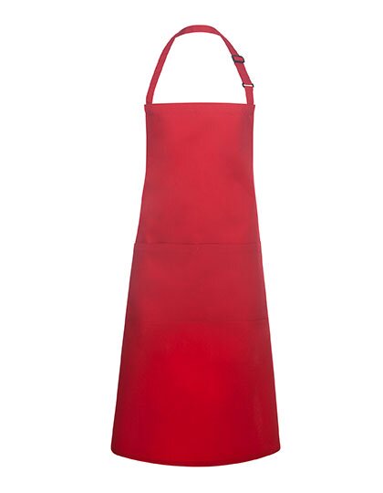 KY133 Karlowsky Übergrößen Latzschürze Basic mit Schnalle und Tasche
