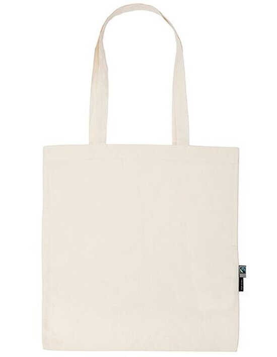 NET90014 Tiger Cotton Shopping Bag With Long Handles