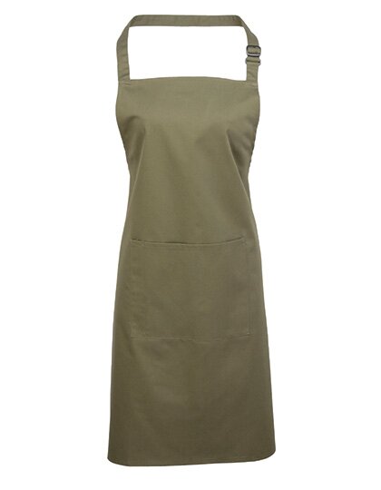 Colours Collection Bib Apron with Pocket