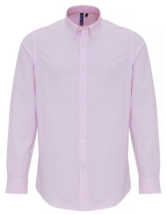 Mens Cotton Rich Oxford Stripes Shirt