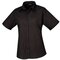 Ladies` Poplin Short Sleeve Blouse