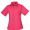 Ladies` Poplin Short Sleeve Blouse
