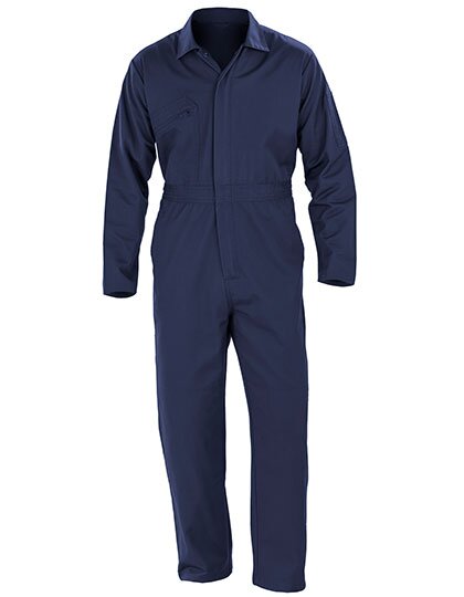 RT510 Recycled Action Overall With Zip Front