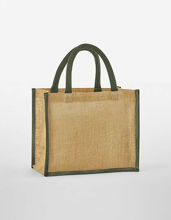 WM473 Westford Mill Natural Starched Jute Midi Bag