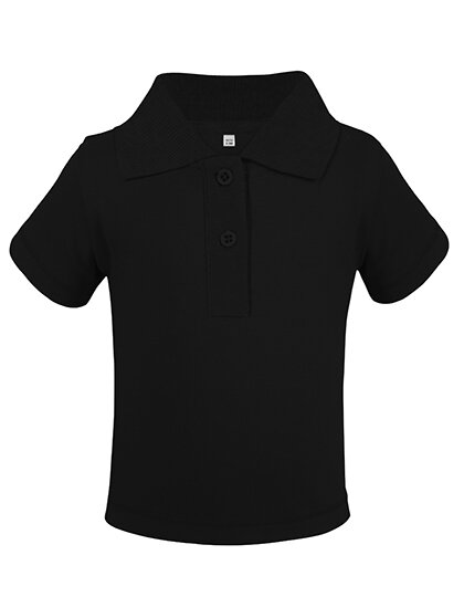 X13003 Link Kids Wear Organic Baby Polo Short Sleeve Teddy 01