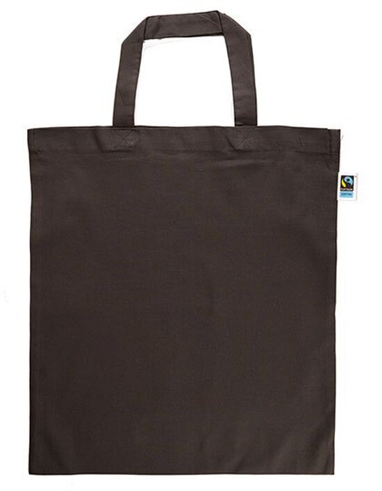 Baumwolltasche, Fairtrade-Baumwolle, kurze Henkel