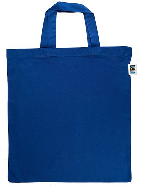 Baumwolltasche, Fairtrade-Baumwolle, kurze Henkel