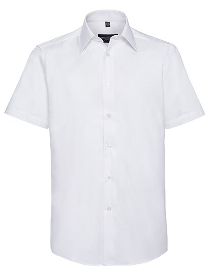 Men`s Short Sleeve Tailored Oxford Shirt