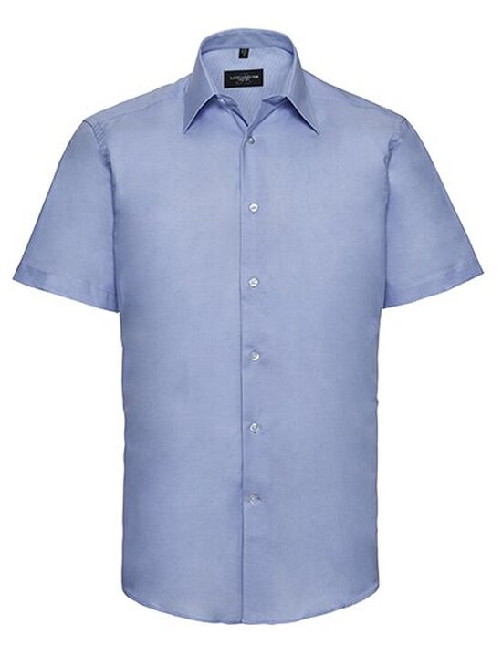 Men`s Short Sleeve Tailored Oxford Shirt